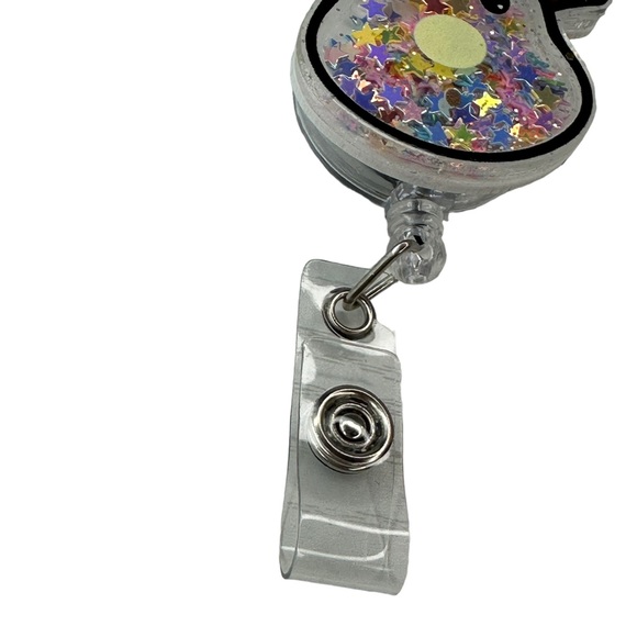 Reindeer Badge Reel Holder Christmas Holiday Gift Idea - Picture 5 of 7